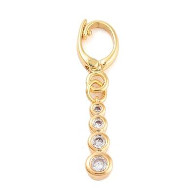 Brass with Cubic Zirconia Charms