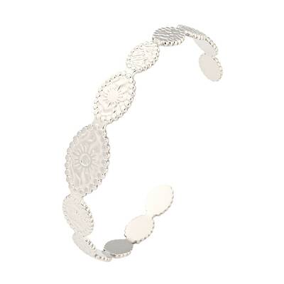 Tarnish Resistant 304 Stainless Steel Open Cuff Bangles for Women