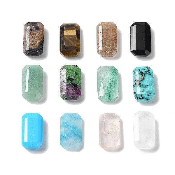 Natural & Synthetic Mixed Gemstone Cabochons