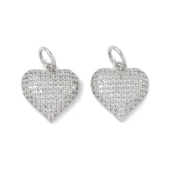 Brass Micro Pave Cubic Zirconia Pendant
