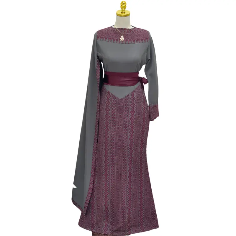 Modern Embroidered Dress | Modest Elegance for Special Occasions