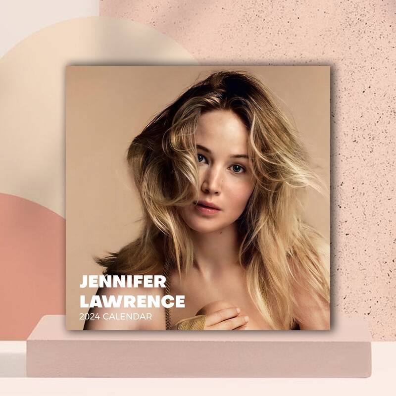 Jennifer Lawrence Calendar 2024, Celeb Calendar, Jennifer Lawrence 2024 Wall Calendar
