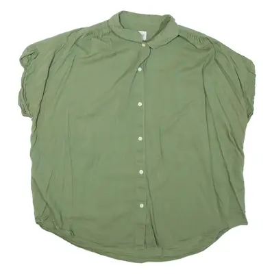 GAP Womens Shirt Green Collared L