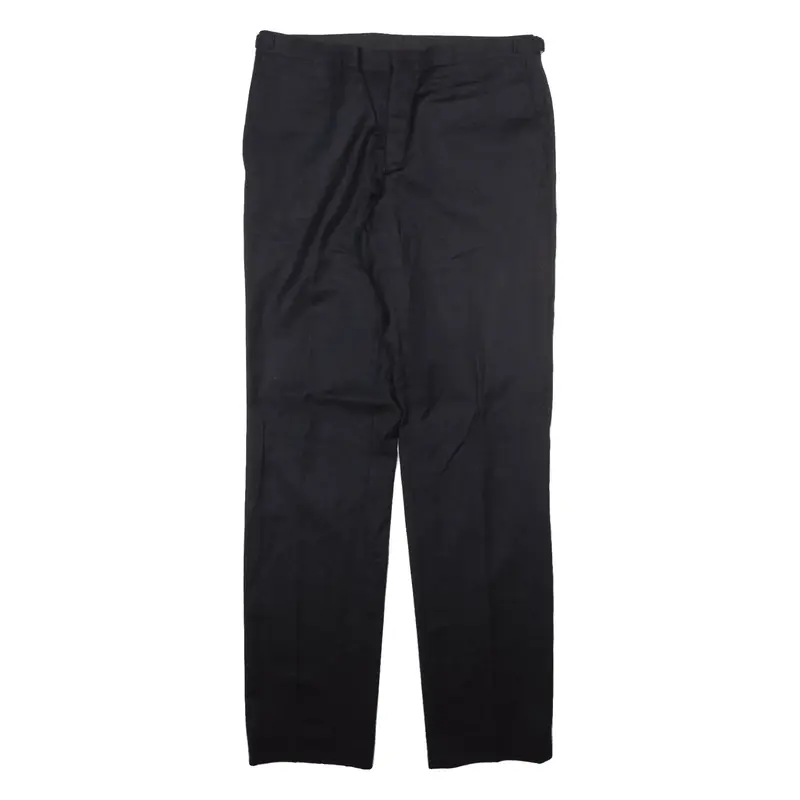 DKNY Womens Trousers Black Slim Straight Wool W32 L33
