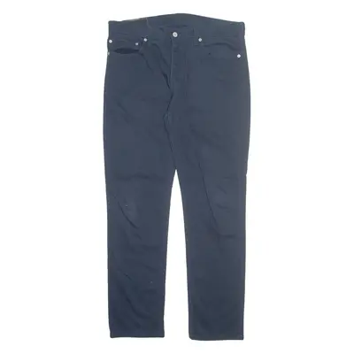 LEVI'S Mens Trousers Blue Regular Tapered W34 L32