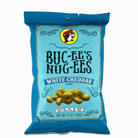 Buc-ee's White Cheddar Beaver Nugees- Intense Savory Crunchy White Cheddar Cheese Seasoned Flavorful Snack Crisps and Puffed ...