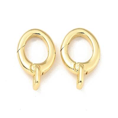 Brass Spring Gate Rings