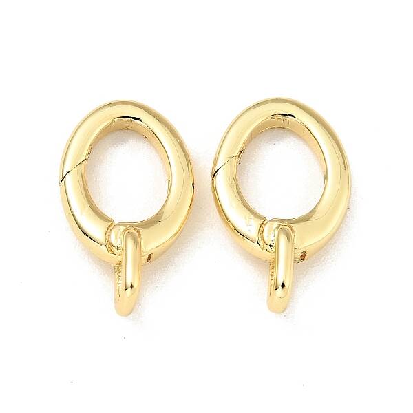 Brass Spring Gate Rings