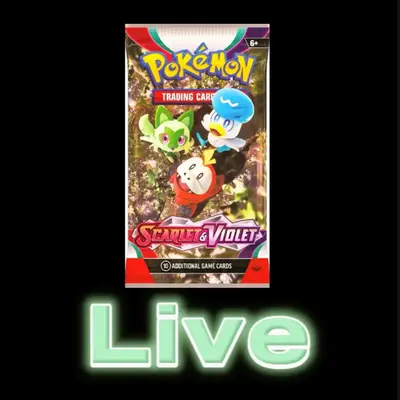 5 Scarlet and violet base set booster packs