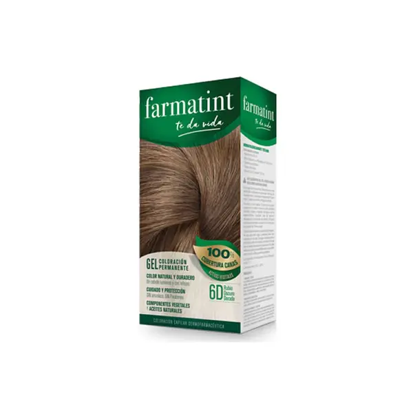 Farmatint 6D Golden Blonde Permanent Coloring Gel 150ml