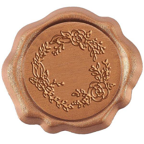 50Pcs Adhesive Wax Stamp Stickers