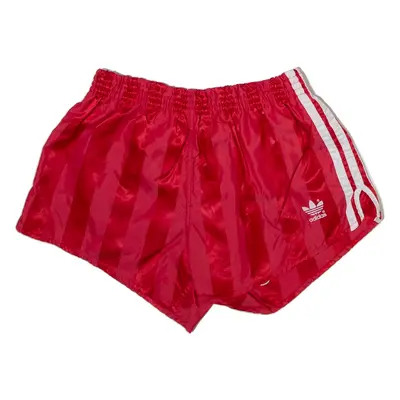 ADAM LIPPES Mens Casual Shorts Red Striped S W24