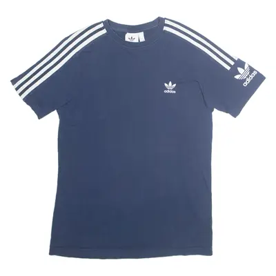 ADIDAS Mens T-Shirt Blue S