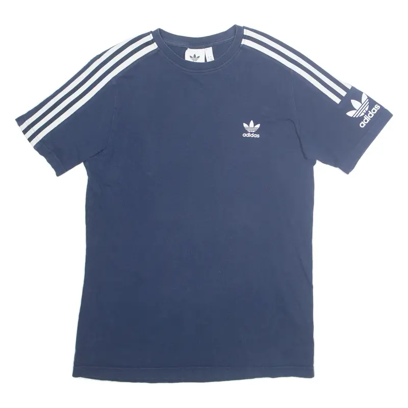 ADIDAS Mens T-Shirt Blue S