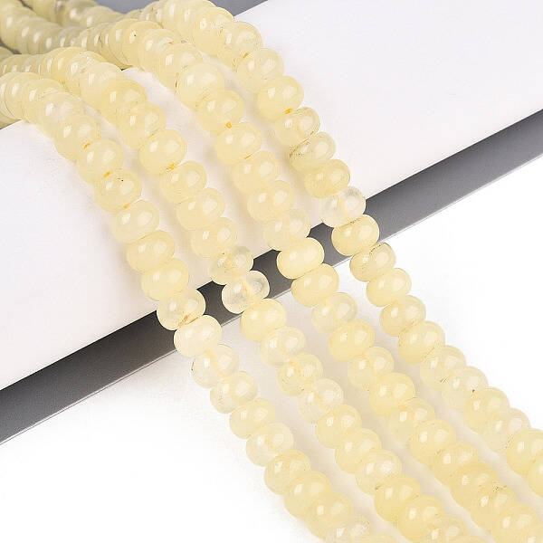 Dyed Natural White Jade Beads Strands