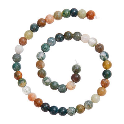 Natural Indian Agate Beads Strands