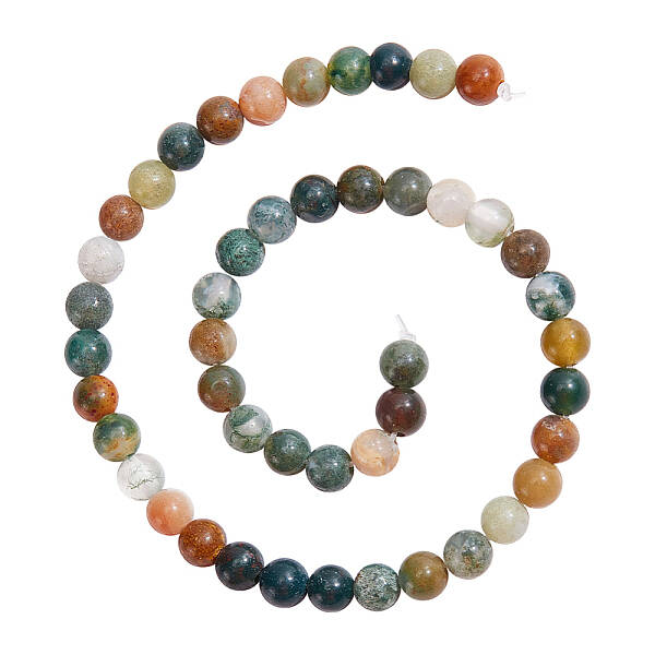 Natural Indian Agate Beads Strands