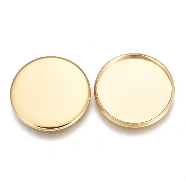 304 Stainless Steel Plain Edge Bezel Cups
