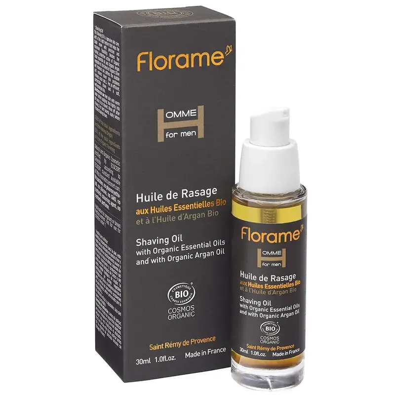 Florame Homme For Men Organic Shaving Oil 30ml