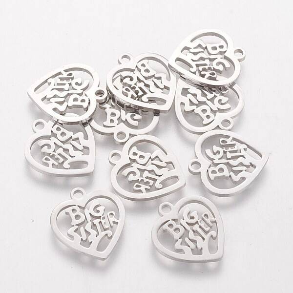Non-Tarnish 201 Stainless Steel Charms