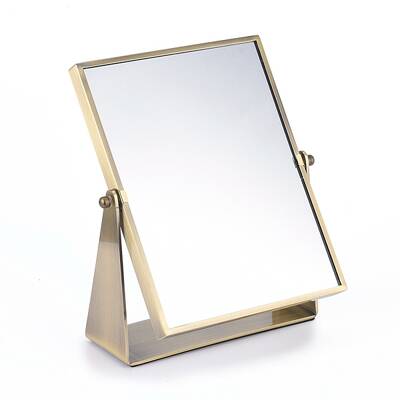 Rotatable Iron Makeup Mirror