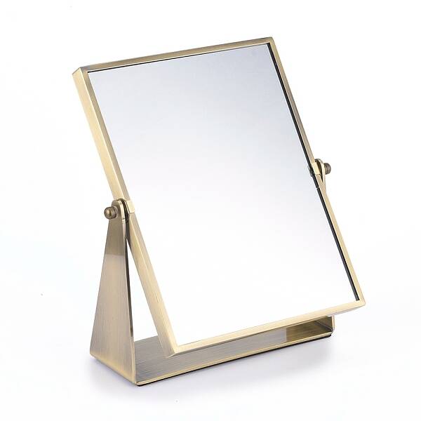 Rotatable Iron Makeup Mirror