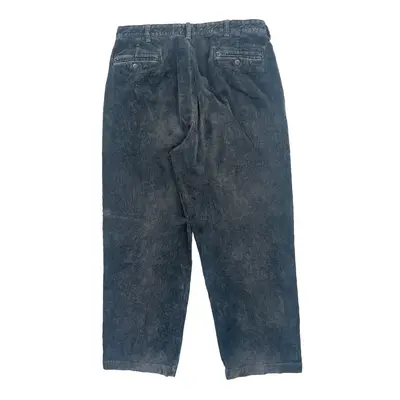 Polo By Ralph Lauren Cord Trousers - 36? Waist Black Cotton Blend