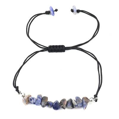 Natural Lapis Lazuli Braided Bead Bracelets