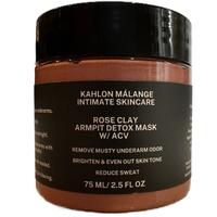 Rose Clay Armpit Detox Mask W/ AVC for Odor-Free Underarms 2.5 oz - Safe for Sensitive Skin - Body Care