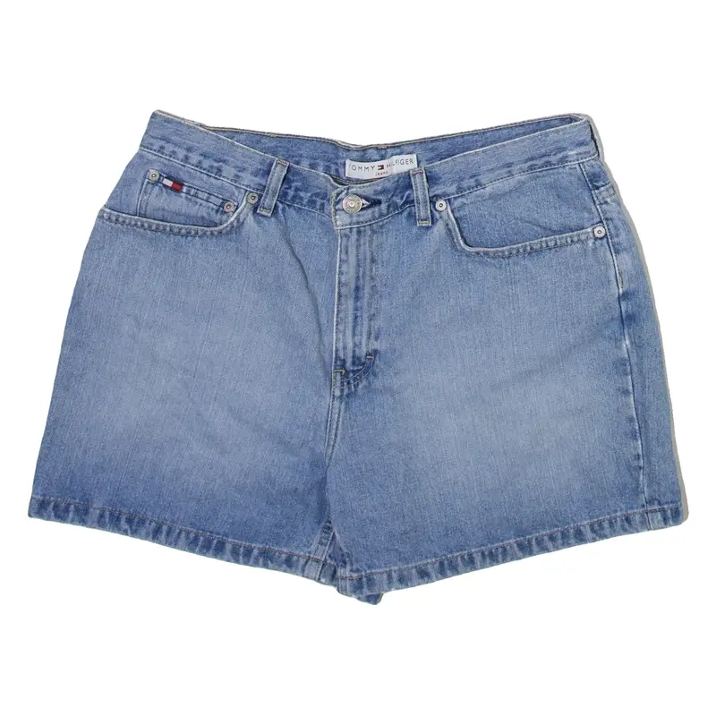 TOMMY HILFIGER Womens Denim Shorts Blue M W32