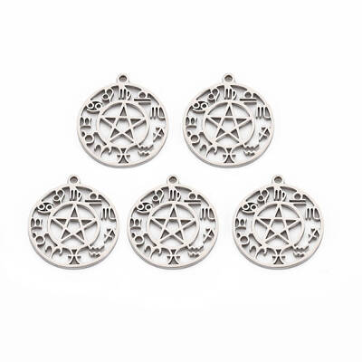 Non-Tarnish 201 Stainless Steel Hollow Pendants