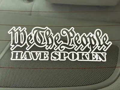 Have Spoken Vinyl Decal - 2 PACK SPECIAL Universal Car Sticker Vehicle Exterior Decoration