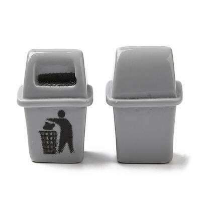 Resin Garbage Can Display Decorations