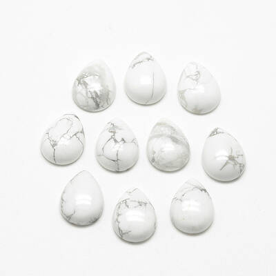 Natural Howlite Cabochons