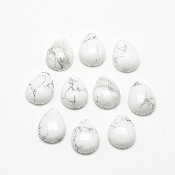 Natural Howlite Cabochons