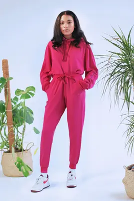 Gender Neutral Hoodie in Pink | Size: L