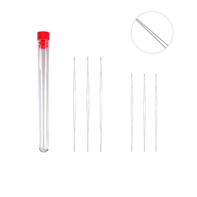 Tarnish Resistant Stainless Steel Collapsible Big Eye Beading Needles