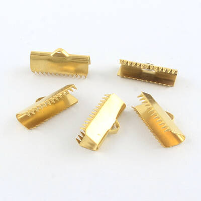 304 Stainless Steel Ribbon Crimp Ends