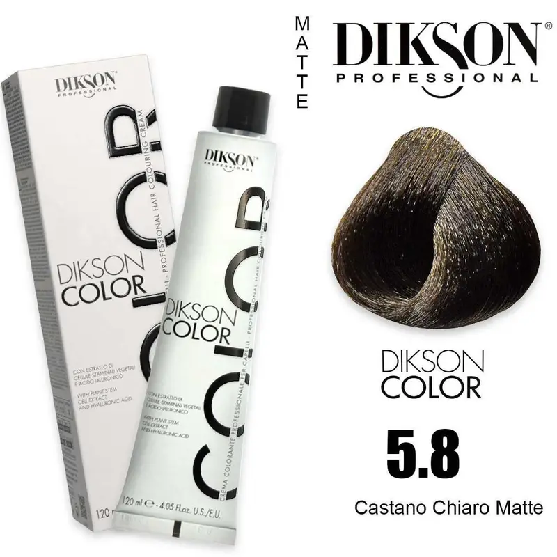 Dikson Color 120 Ml 5.8 Light Brown Matte