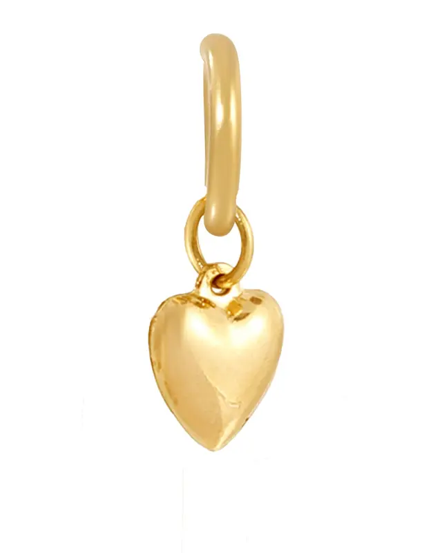 Small Heart Charm | Metal Color: Gold