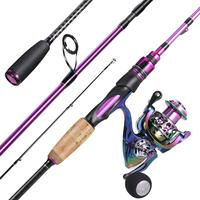 Soumayilang high quality fishing rod and reel combo, stainless steel guide fishing rod with spinning reel combo, suitable for...