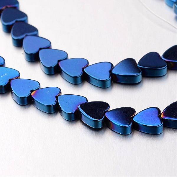 Electroplate Non-magnetic Synthetic Hematite Bead Strands