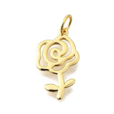 Valentine's Day 925 Sterling Silver Rose Pendants