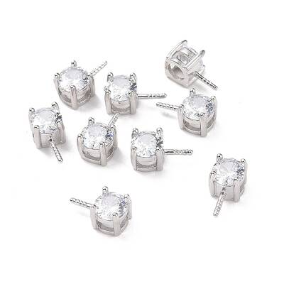 Anti-Tarnish Rhodium Plated 925 Sterling Silver Peg Bails