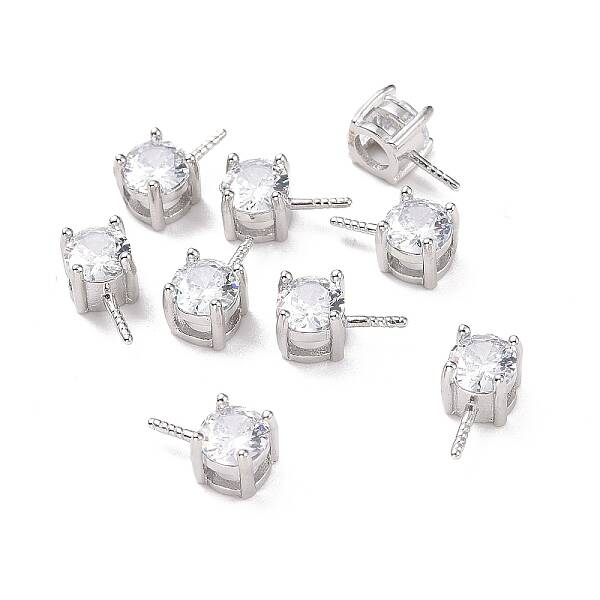 Anti-Tarnish Rhodium Plated 925 Sterling Silver Peg Bails