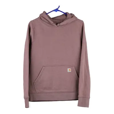 Carhartt Hoodie - XS Pink Cotton Blend