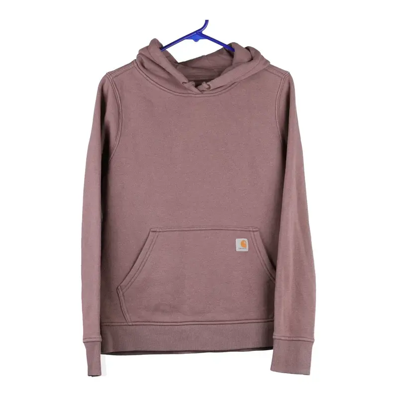 Carhartt Hoodie - XS Pink Cotton Blend