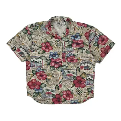 Capacity Hawaiian Shirt - Large Multicoloured Cotton