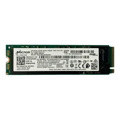 Dell WGFH4 | 256GB Triple-Level Cell PCI Express NVMe 3.0 x4 M.2 2280 Solid State Drive
