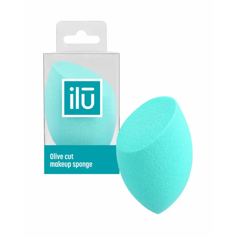 Ilu Olive Cut turquoise sponge 1 U